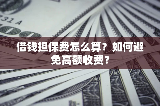 北京借钱担保费怎么算？如何避免高额收费？